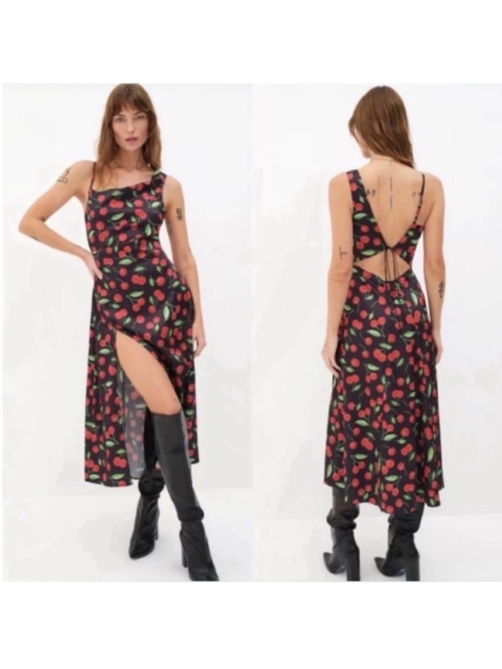 For Love & Lemons Xena Cherry Dress XS